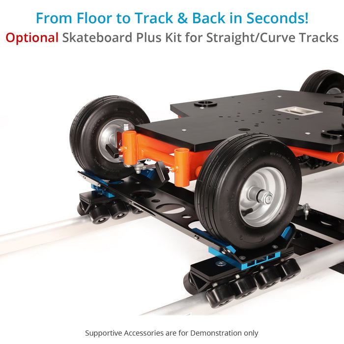 Proaim Quad Super Film Camera Doorway Dolly | Rear-Wheel Steering