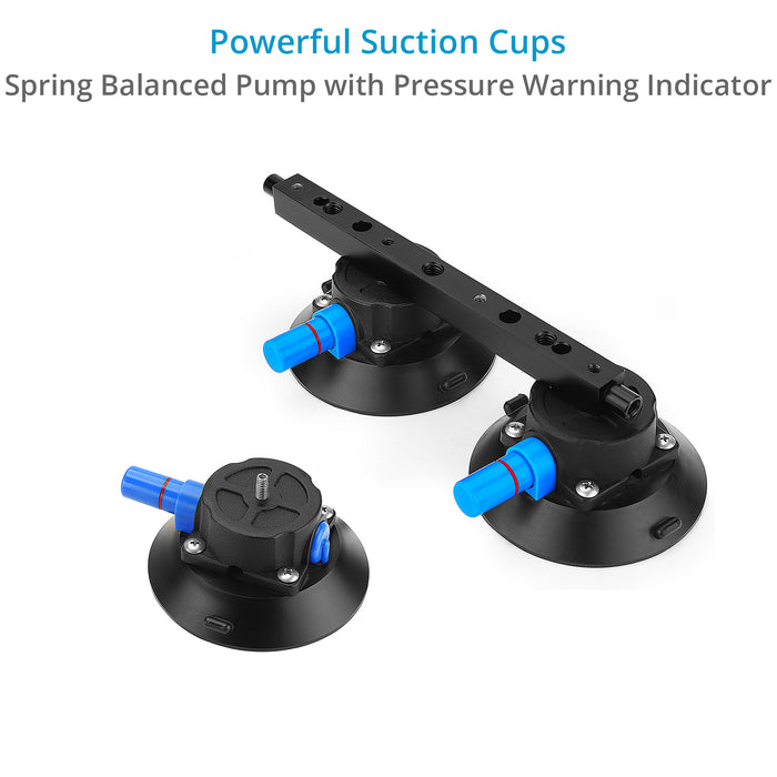 Proaim SuperGrip Suction Car Mount w Vibration Isolator for Camera Gimbals