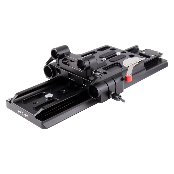 Proaim 19-15mm Camera Base Plate, ARRI Standard Dovetail Tripod Plate with New Quick Lock