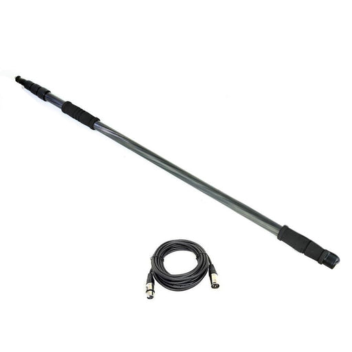 Proaim&trade; 12ft Carbon Fiber Boom Pole, 20ft Long XLR Cable