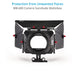 Filmcity Power DSLR Camera Cage with MB-600 Sunshade Matte Box Combo Kit