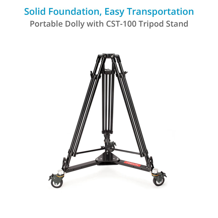 Proaim 7' Wave-2 Jib Crane, Dolly Stand for Camera / Gimbals / Pan Tilt Heads