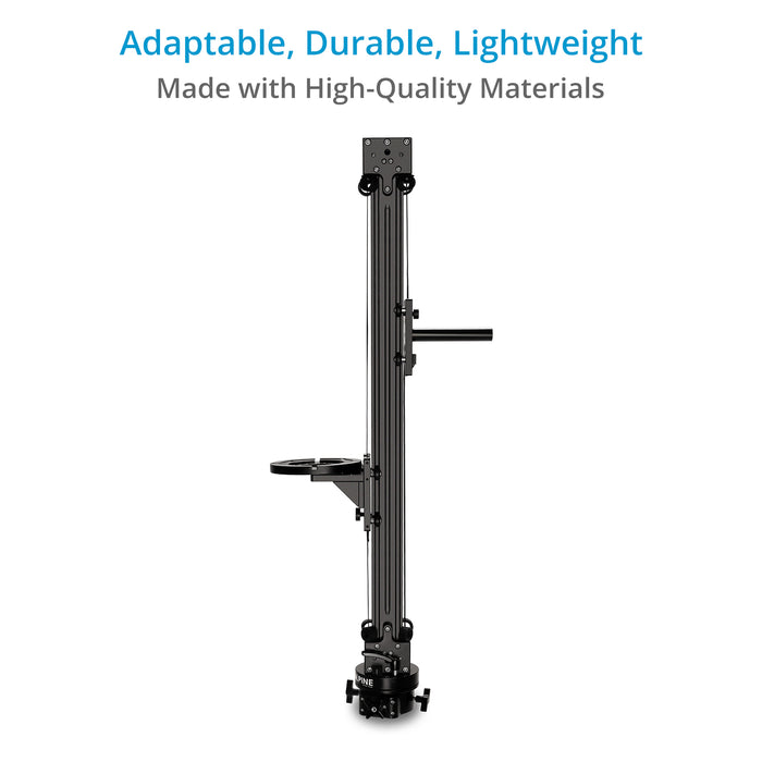 Proaim Alpine Vertical Tower Mitchell Camera Slider w Euro Base + Bag Packing