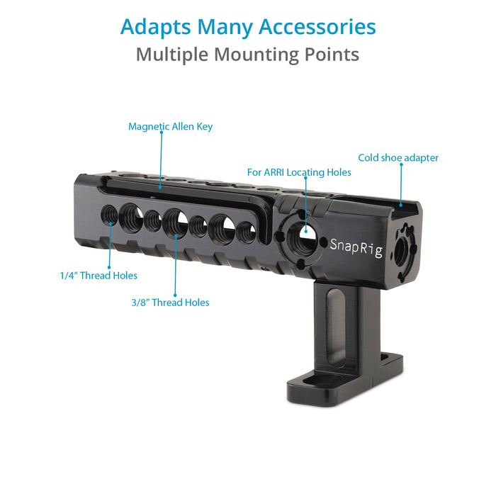 Proaim SnapRig Universal Top Handle for DSLR Video Rigs UTH-01 | Adjustable